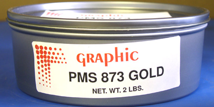 (image for) 873GLD Metallic Gold PMS 873 3.3 lb. can @ $23.02 per lb.